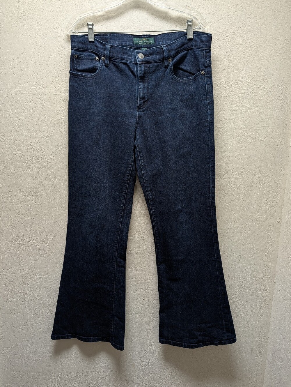 LRL Lauren Jeans Co Ralph Lauren Dark Wash Bootcut Flare Jeans Women's Size 12